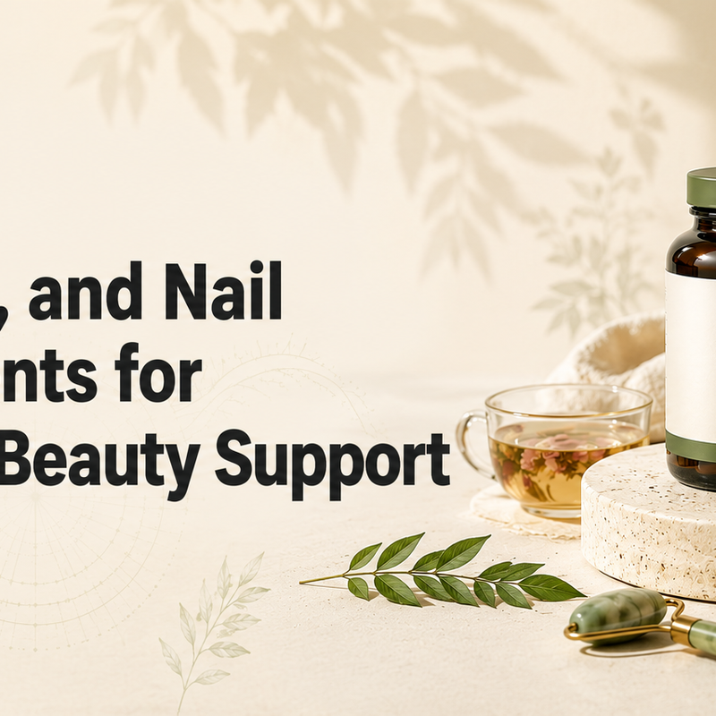 Hair, Skin, and Nail Supplements for Complete Beauty Support