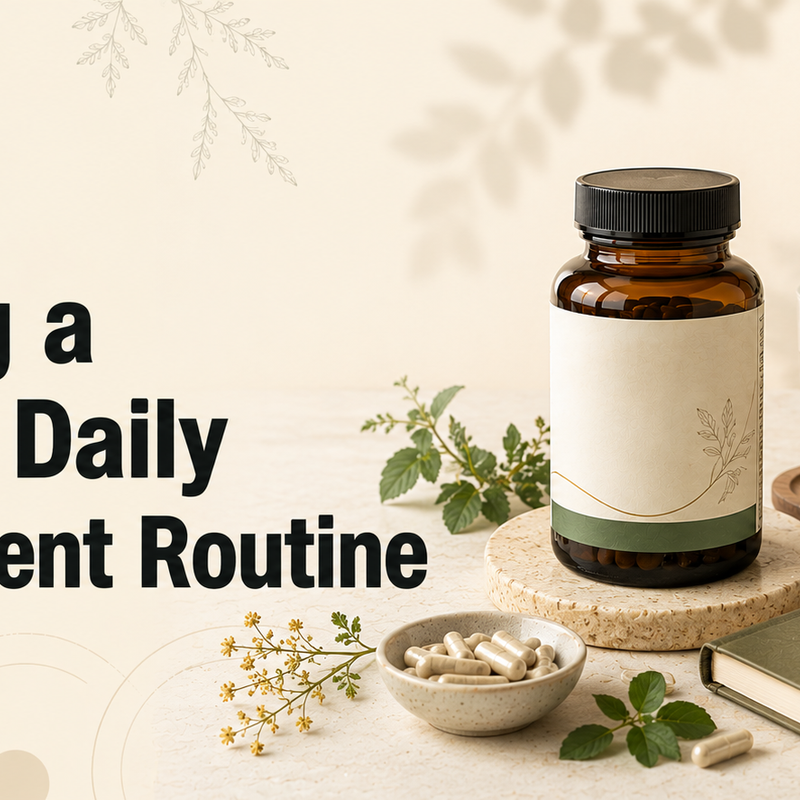 Building a Healthy Daily Supplement Routine