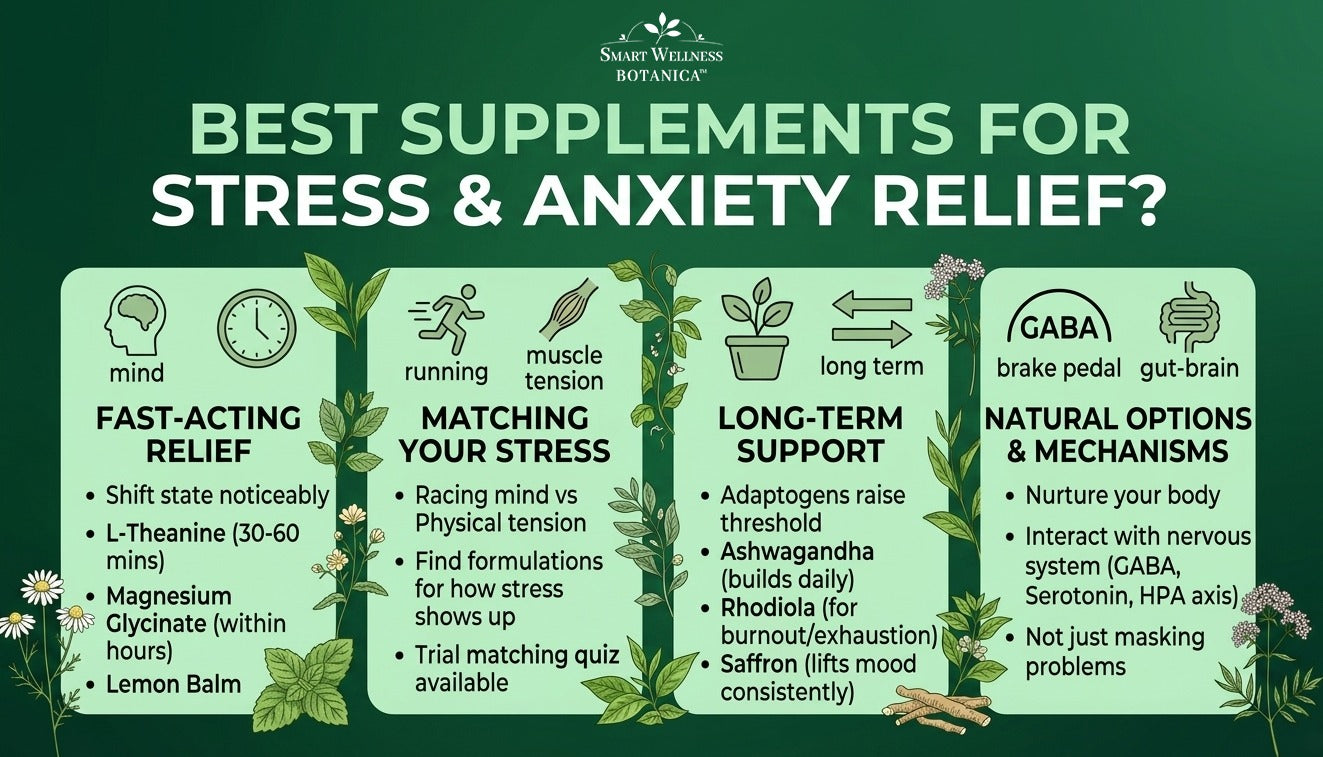 What Are the Best Supplements for Stress and Anxiety Relief?