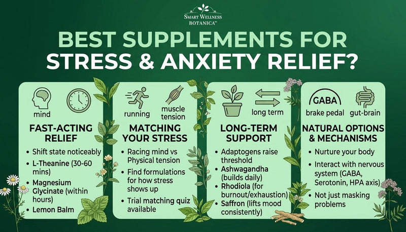 What Are the Best Supplements for Stress and Anxiety Relief?