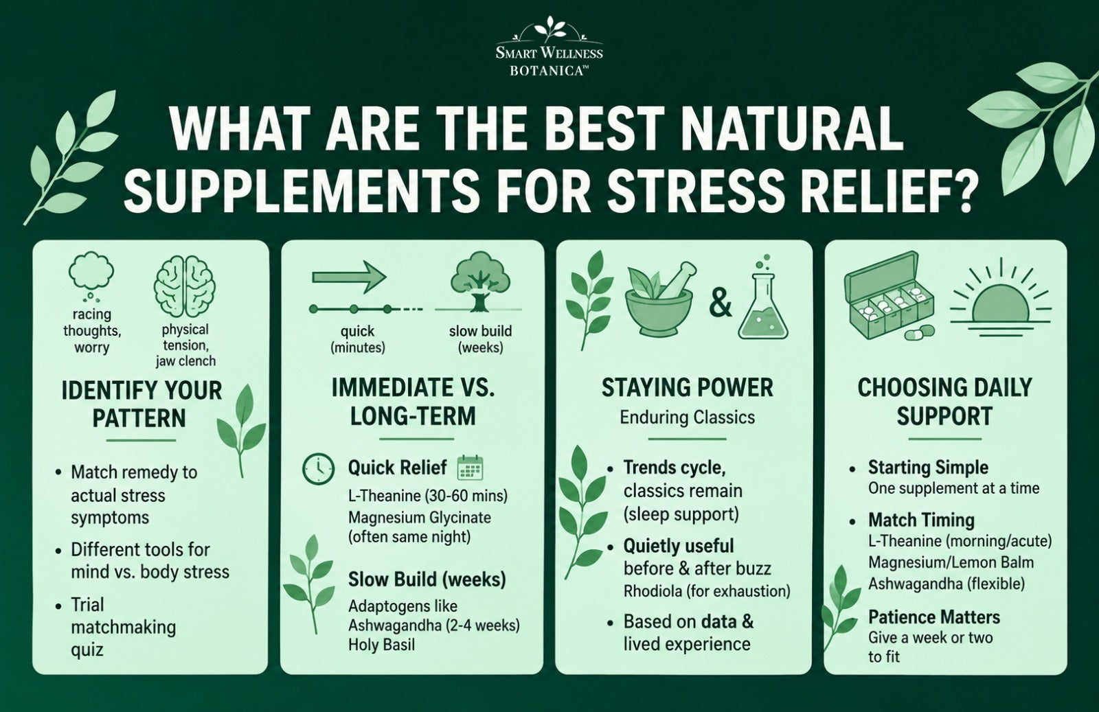 What Are the Best Natural Supplements for Stress Relief?