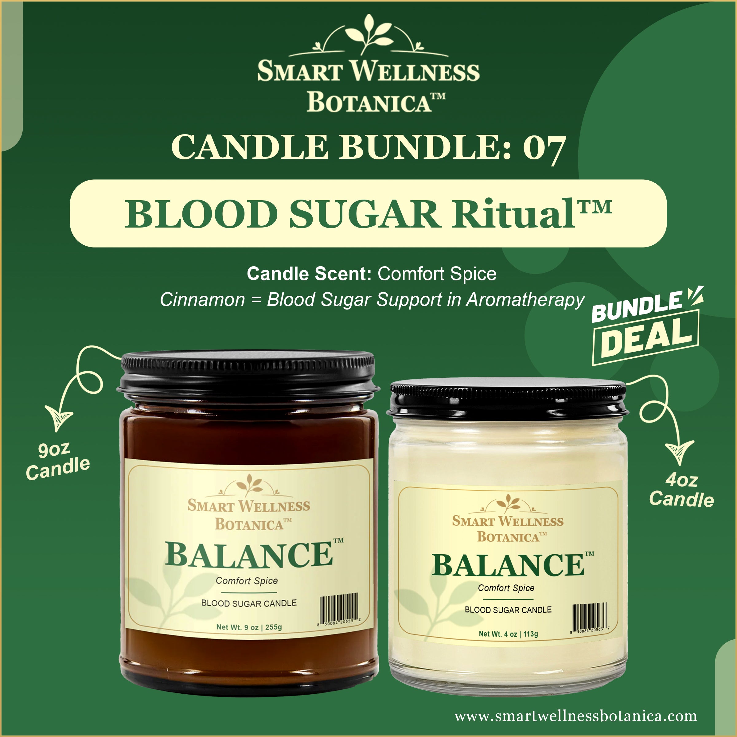 BALANCE Ritual Candle – Smart Wellness Botanica, inc